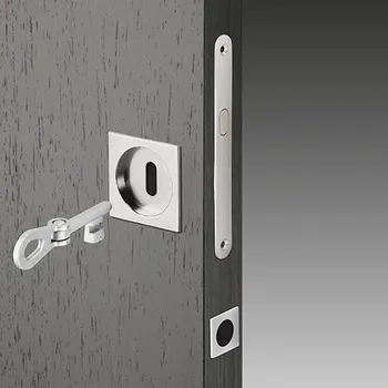 Dveřní kování ACT Set pro posuvné dveře hranatý BB (nikl)