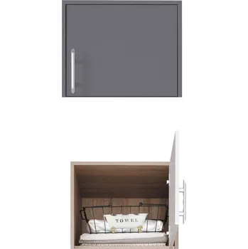 Šatní skříň SMART a | nástavec SRN5 | 50 cm | UNI dvířka | antracit