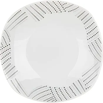 Talíř talíř hluboký 22cm CHARME dekor porcelánový