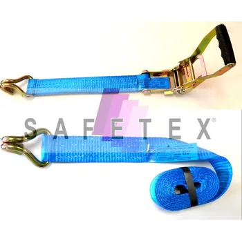 Upínací popruh upínací pás ráčnový - kurta 50mm do 4000kg - 50E-2-DR-SPH, délka kompletu 8 m, barva oranžová