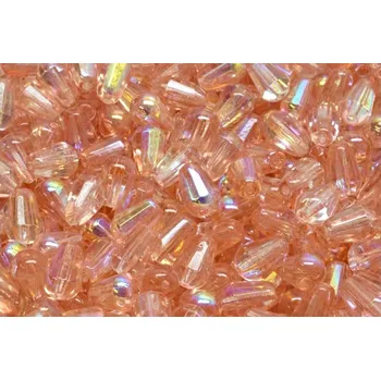 Dětské navlékací korálky Broušené kapky č.58 (8x6mm)