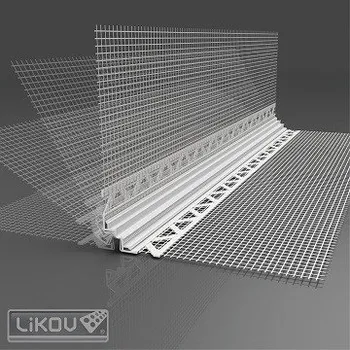 Stavební profil LIKOV LD-LI PVC 10 lišta dilatační univerzální délka 2,5m tl. 10mm