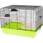 Klec INTER-ZOO Rex II černá s barevným dnem 58x38x34cm (MIX BAREV)