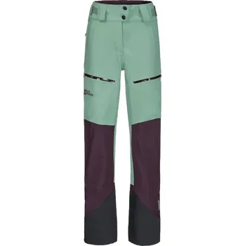 Dámské kalhoty Jack Wolfskin Dámské skialpové kalhoty Alpspitze 3l 42, granite green
