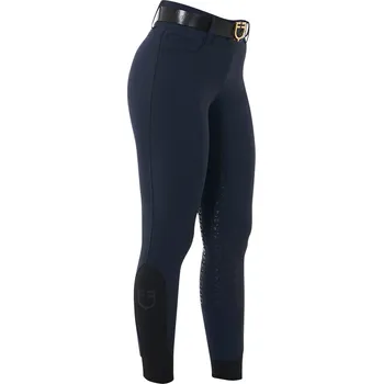 Jezdecké kalhoty EQUESTRO Rajtky Equestro, s gripem, dámské, navy 42