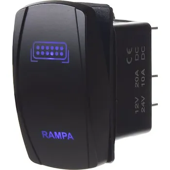 Auto elektroinstalace Rocker2 spínač RAMPA 12 - 24V, 47133