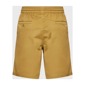 Pánské kraťasy Volcom Šortky z materiálu Frickin Ew Short 19 A1012304 Khaki Regular Fit XL