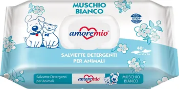 Hygienický ubrousek Amore Mio Muschio Bianco vlhčené čisticí ubrousky 40 ks