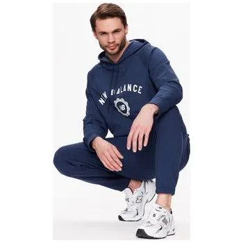 Dámská mikina New Balance Mikina Dukserica Sport Seasonal French Terry MT31901 Tmavomodrá Relaxed Fit S