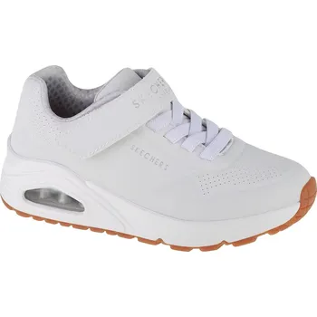 Chlapecké tenisky Bílé chlapecké tenisky Skechers Uno Air Blitz 403673L-WHT Velikost: 32