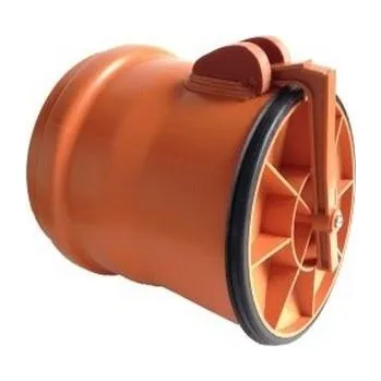 Kanalizační potrubí Klapka koncová KG 160 mm, celoplastová, PVC, kanalizace