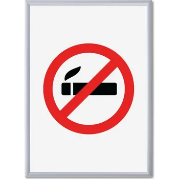 Rám na obraz Set klaprámu A4 s vytištěným motivem Nekuřácký