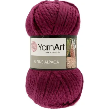 Galanterie YarnArt Alpine Alpaca New 441 tmavě růžová