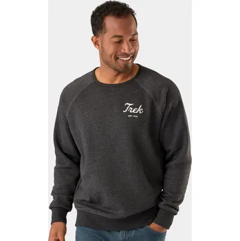 Pánská mikina Mikina Trek Script Crewneck, šedá, L