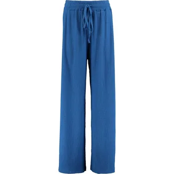 Hailys dámské letní široké kalhoty Azita modré Velikost: XXL