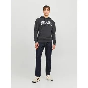 Pánská mikina Jack & Jones Mikina Josh 12236513 Černá Standard Fit M