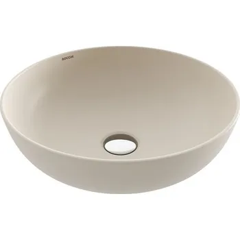 Umyvadlo Bocchi Round umyvadlo na desku kulaté, ⌀38cm,matný jasmín, 1494-007-0125