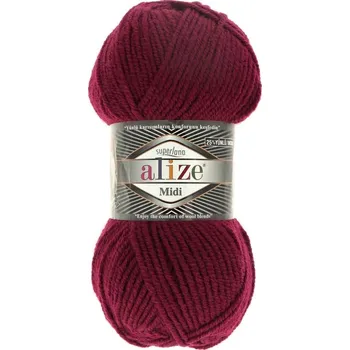 Alize Superlana Midi 57 vínová