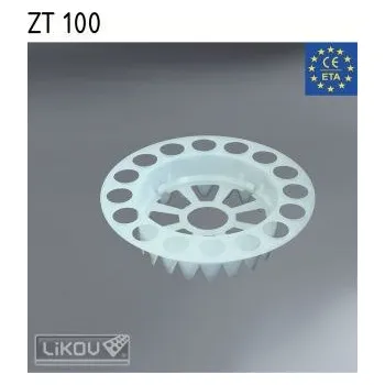 Hmoždinka LIKOV BRAVOLL ® ZT 100 - přídavný talíř pro zápustnou montáž hm. PH-S 8