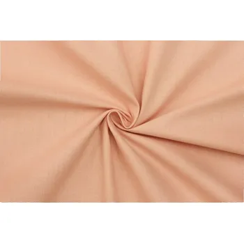 Bavlněné plátno - Lososově růžová pastelová