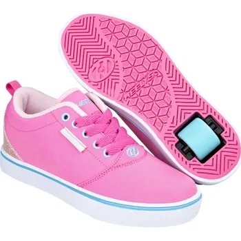 Kolečkové brusle Heelys - Pro 20 - Pink/LT Pink/Turquise Canvas - koloboty Velikost boty: 39