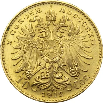 Münze Österreich Desetikoruna Františka Josefa I. 1912 novoražba  3,387 g