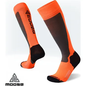 Pánské termo ponožky TOURING MERINO elastické funkční podkolenky Moose