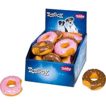 Hračka pro psa Hračka latex donut Nobby 10cm mix