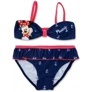 Dívčí plavky Setino - Dívčí dvoudílné plavky Minnie Mouse Disney - tm. modré 110