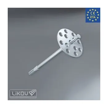 Hmoždinka LIKOV Fasádní hmoždinka KOELNER KI 10 s plastovým trnem délka 180mm