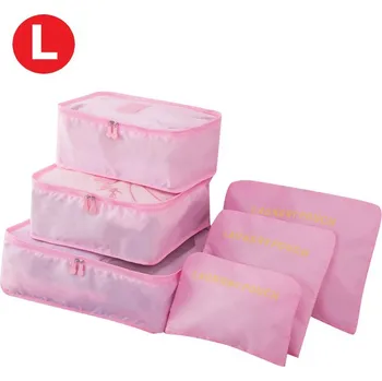 Cestovní taška Cestovní organizér velikost L jednobarevný Barva: Růžová