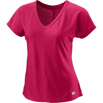 Pánské tričko Wilson W Training V-Neck II Love Potion (XS)
