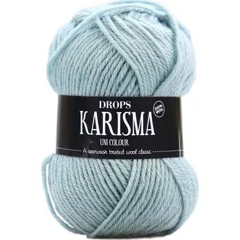 Příze Drops Karisma Uni 69 světle šedozelená