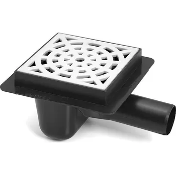 Kanalizační potrubí KARMAT Podlahová vpusť DN50, černá-bílá 50C-2B