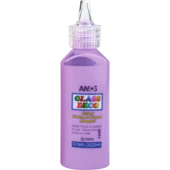 Speciální výtvarná barva Anděl Přerov Barvy na sklo 22 ml - 7. FIALOVÁ