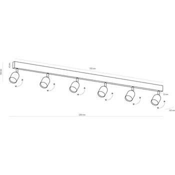 Bodové svítidlo TK Lighting Tkl-1019