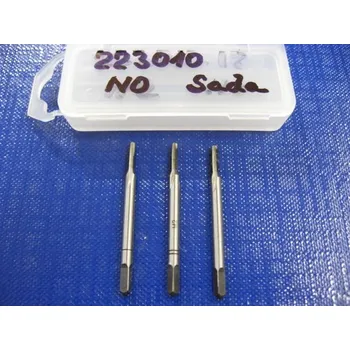 Závitořezný nástroj Závitníky ruční sadové M2 NO-sada I+II+III CSN 223010