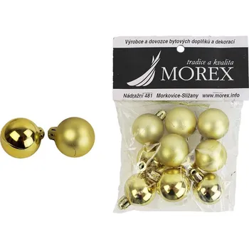 Vánoční dekorace Vánoční ozdoby, 10ks X1690/ZL