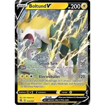 Karetní hra Pokémon karta Boltund V 103/264 - Fusion Strike