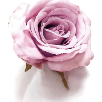 umělá květina Hlavičky poupat růží LUX - nafialovělé