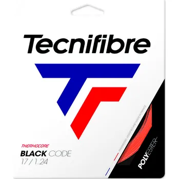 Struna na výplet tenisové rakety Tenisový výplet Tecnifibre Black Code Fire (12 m) 1,24 mm