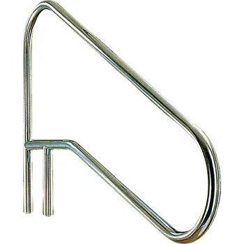 Bazénové schůdky Žebříkové madlo 1360mm s pouzdrem a rozetou (AISI 316)