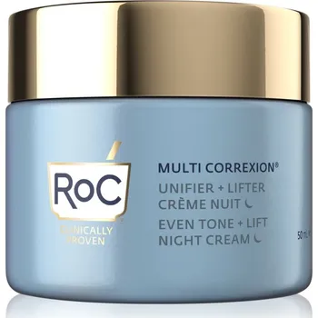 Pleťový krém RoC Multi Correxion Even Tone + Lift rozjasňující noční krém pro sjednocení barevného tónu pleti 50 ml