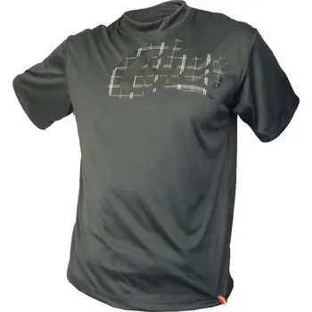 cyklistický dres HAVEN Cyklistický dres s krátkým rukávem - CUBES - černá S