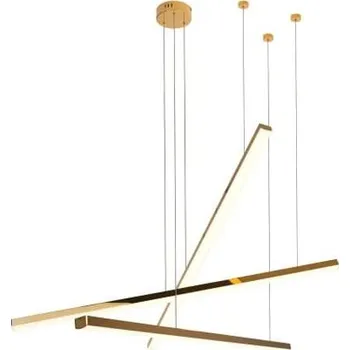 MaxLight Trio závěsné svítidlo 3x12 W zlatá P0426D