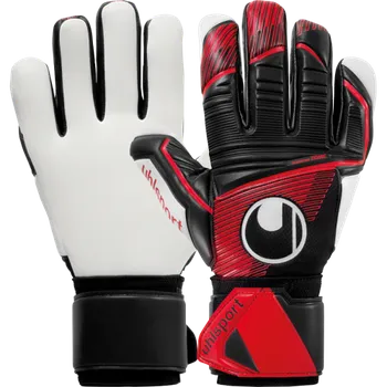 Brankářské rukavice UHLSPORT POWERLINE SUPERSOFT HN BRANKÁŘSKÉ RUKAVICE - Černá, Červená - velikost 11 uk