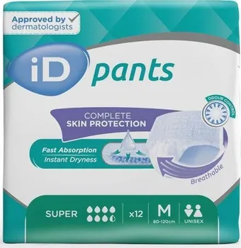 Inkontinenční kalhotky Ontex iD Pants Medium Super N9 12 ks