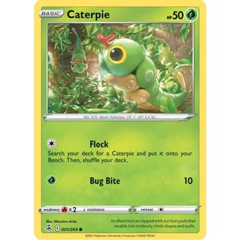 Sběratelská karetní hra Pokémon karta Caterpie 001/264 - Fusion Strike