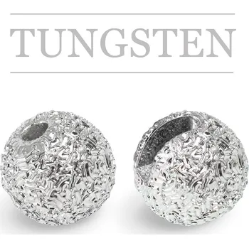 Knápek Kulička wolframová s drážkou SUNNY SILVER