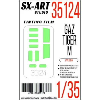 Plastikový model 1/35 Tinting film GAZ Tiger-M (ZVE)